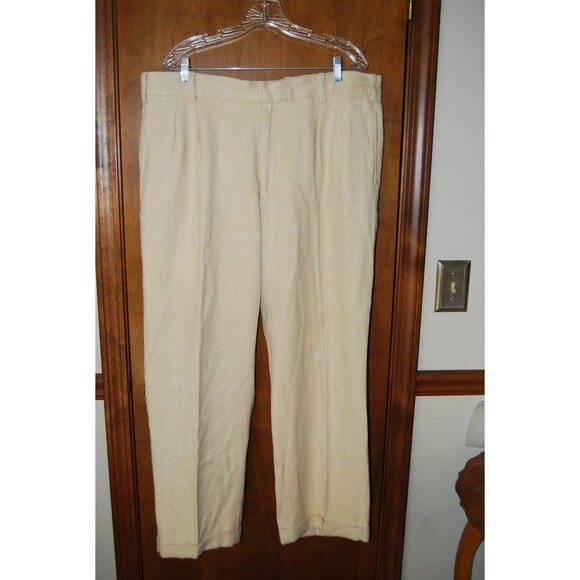 Vintage Orvis Mens Trouser 100% Hemp 40x30 with cuff - Picture 1 of 10